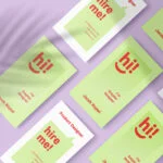 Wizytówki multiloft z lakierem UV