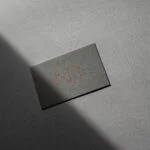 Wizytówki kaszerowane